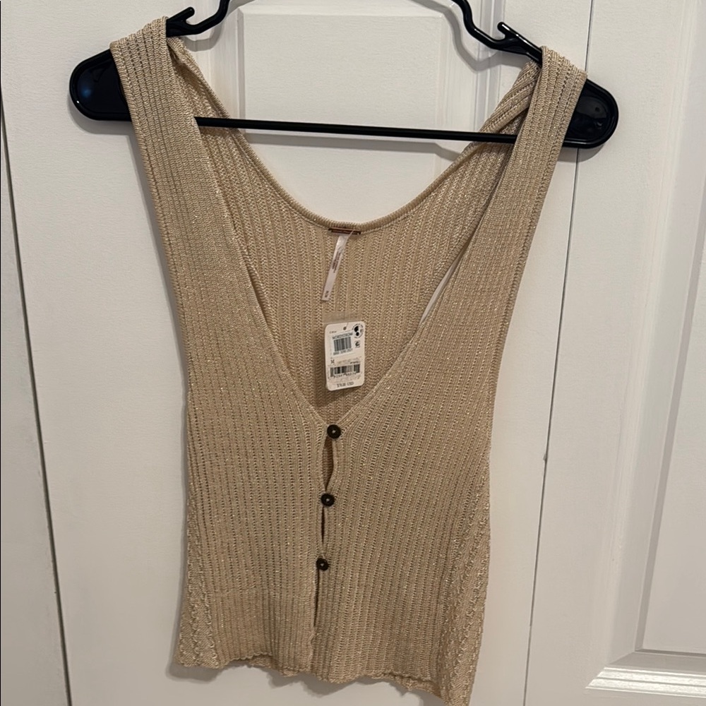 Free People Sleeveless Knit Top